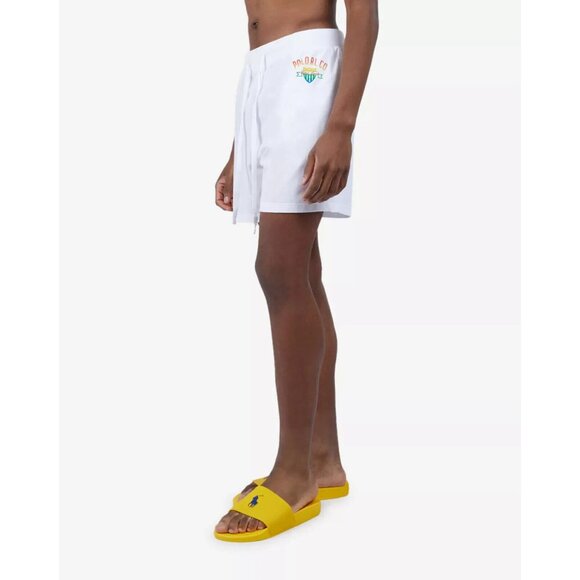 Polo Ralph Lauren Big & Tall 2XLT White Logo Drawstring Waist Sleep Lounge Short - Picture 5 of 5